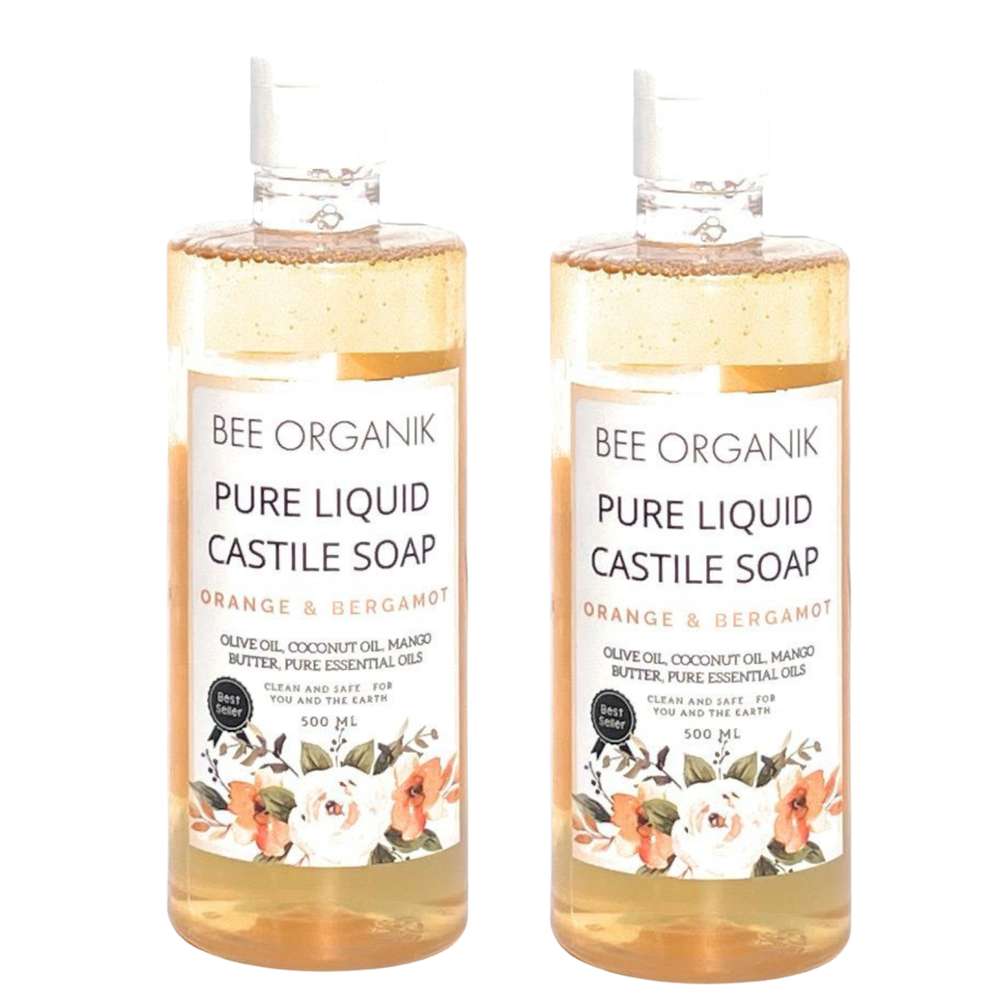 CUSTOMISED THANK YOU GIFT BOX (CASTILE LIQUID SOAP 500ML X 2)