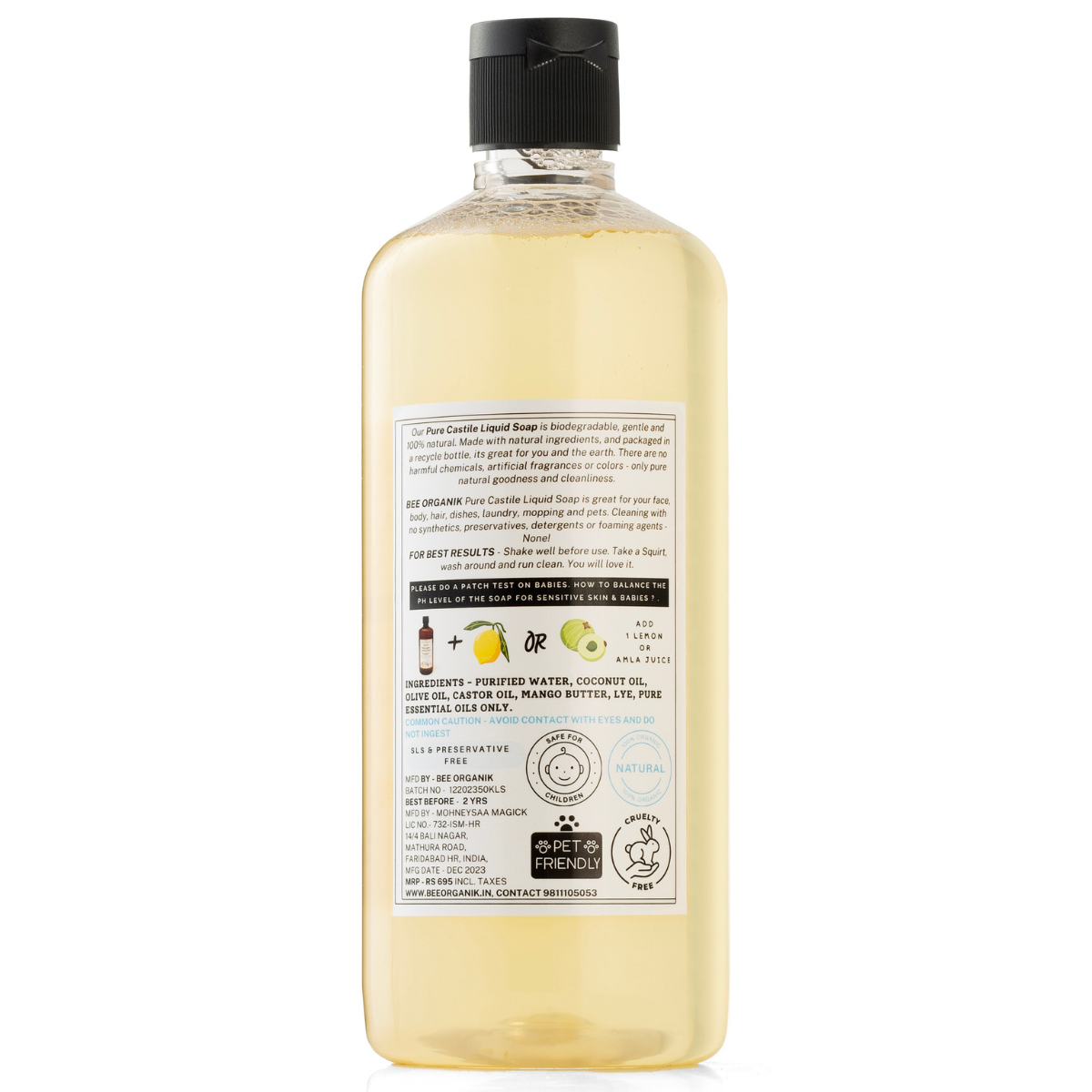 Eucalyptus Pure Liquid Castile Soap