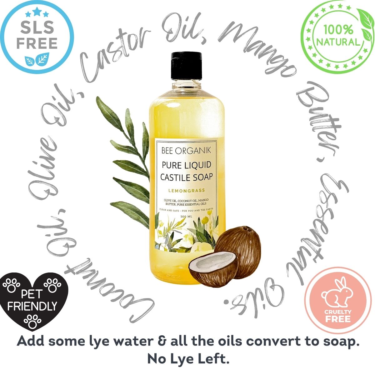 Lemongrass Castile Soap