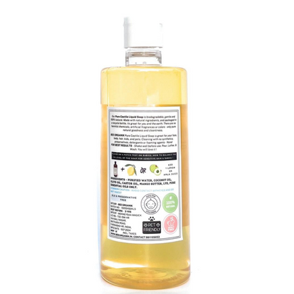 ROSE GERANIUM Pure Liquid Castile Soap 5 litre
