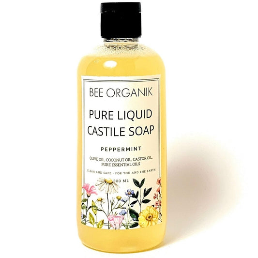 Peppermint Liquid Castile Soap 