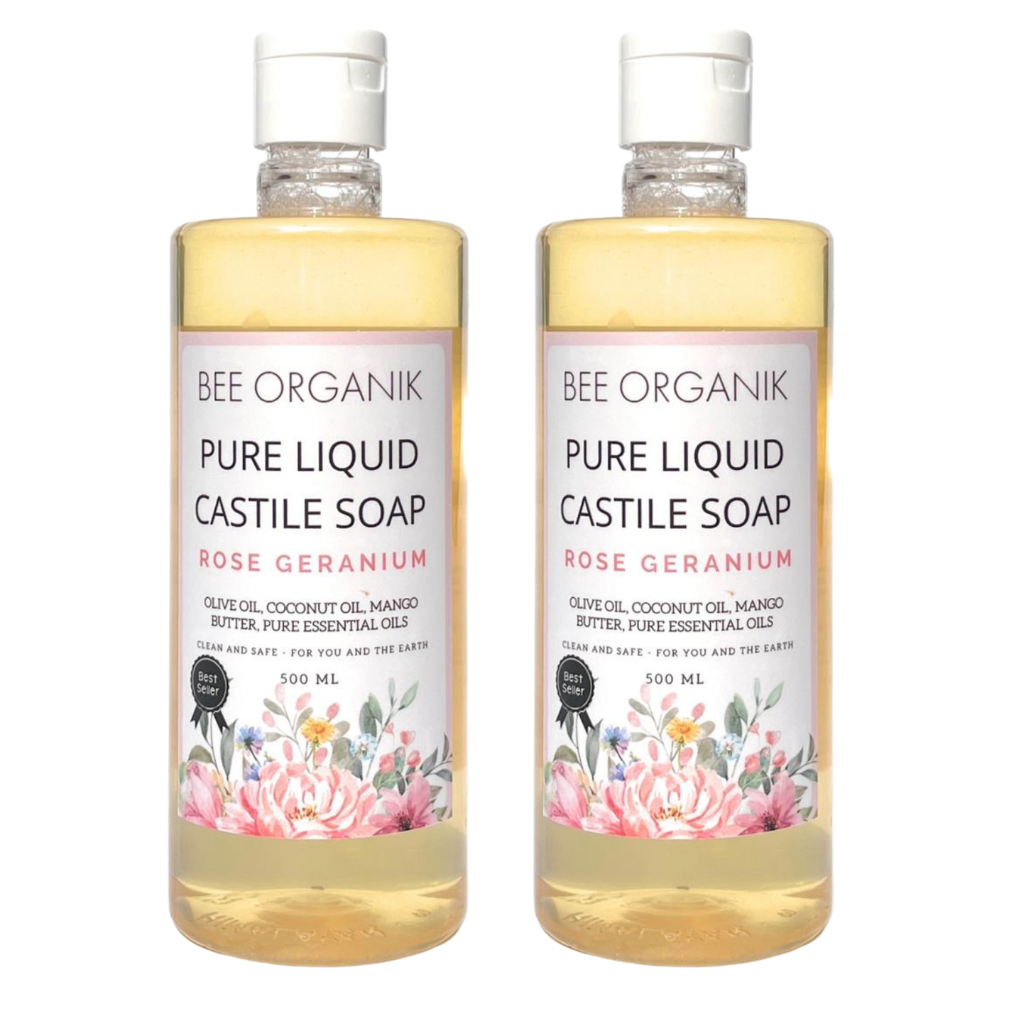 CUSTOMISED THANK YOU GIFT BOX (CASTILE LIQUID SOAP 500ML X 2)