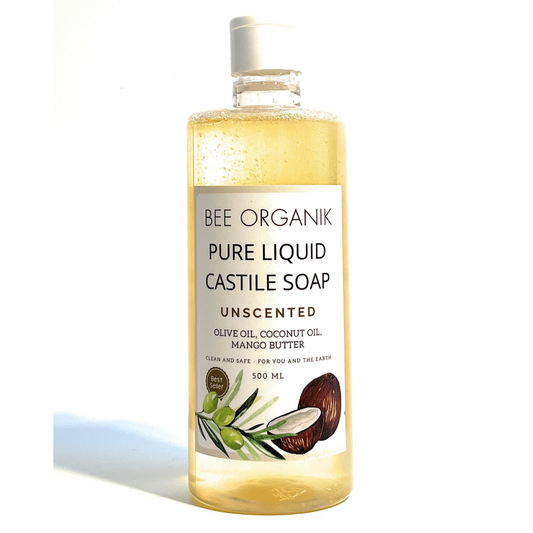 UNSCENTED PURE LIQUID CASTILE SOAP 500ml