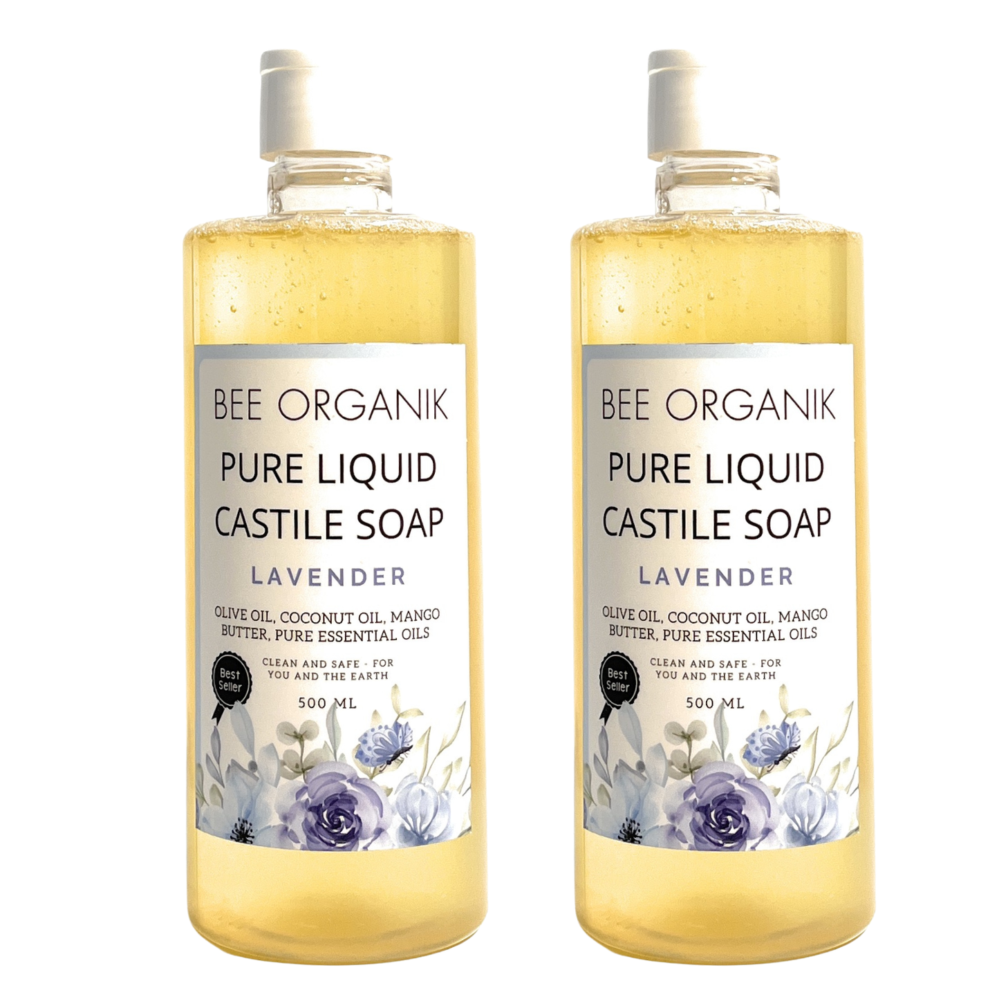 CUSTOMISED THANK YOU GIFT BOX (CASTILE LIQUID SOAP 500ML X 2)