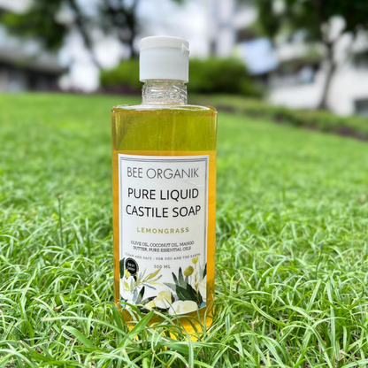 LEMONGRASS Pure Liquid Castile Soap 500ml