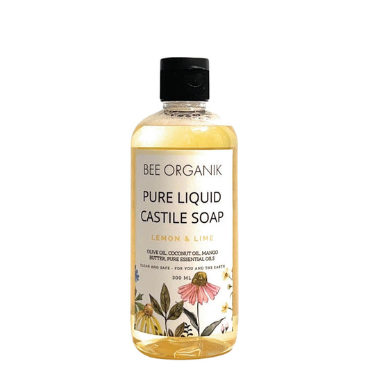 LEMON & LIME PURE LIQUID CASTILE SOAP 300ml