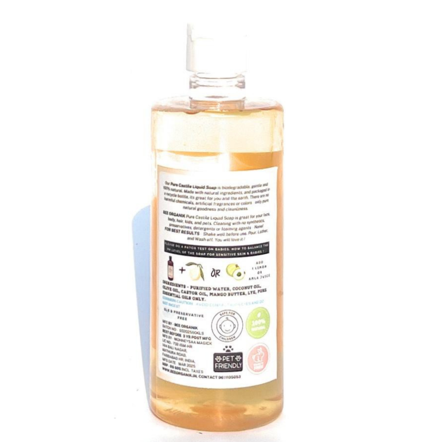 LEMONGRASS PURE LIQUID CASTILE SOAP 5 litre