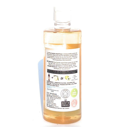 LEMONGRASS Pure Liquid Castile Soap 5 litre