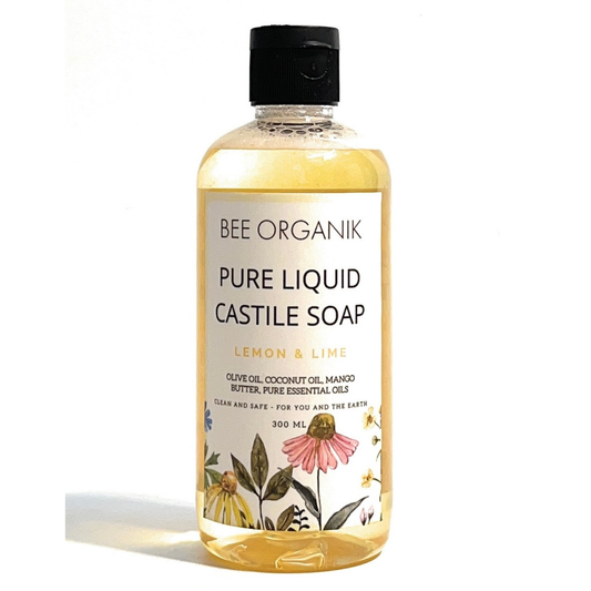 LEMON & LIME PURE LIQUID CASTILE SOAP 300ml