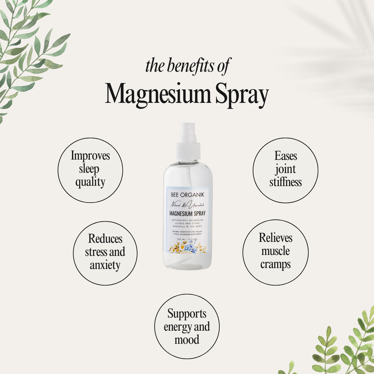 MAGNESIUM SPRAY 300ml x 2 pcs