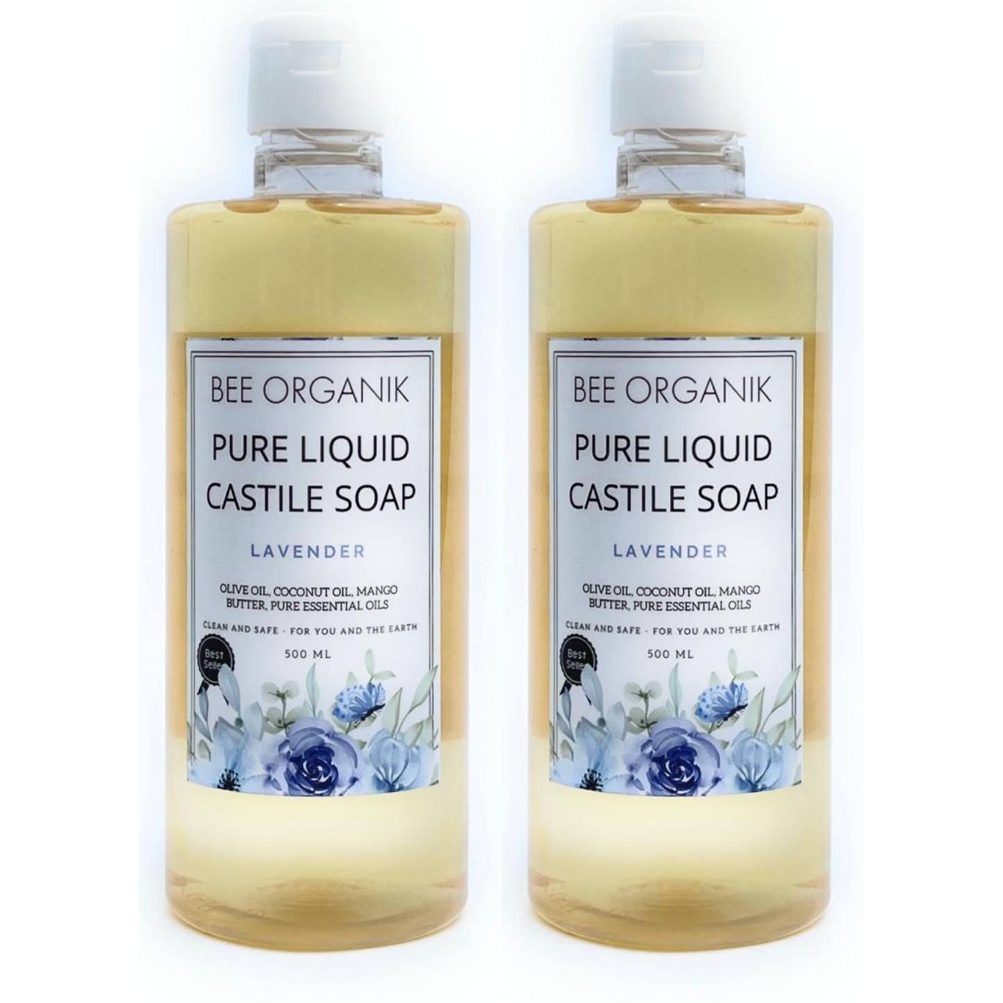 LAVENDER PURE LIQUID CASTILE SOAP 1 litre