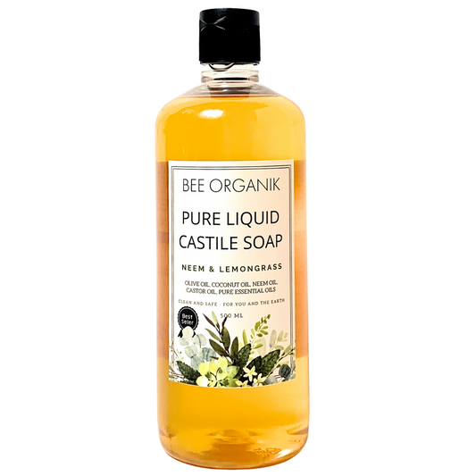 Neem & Lemongrass Pure Liquid Castile Soap