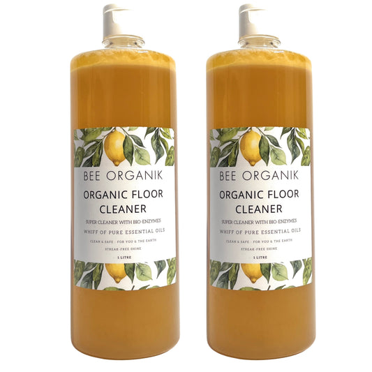 ORGANIC FLOOR CLEANER Lemongrass, Camphor & Gow Mutra (Cow Urine) - 2 litre