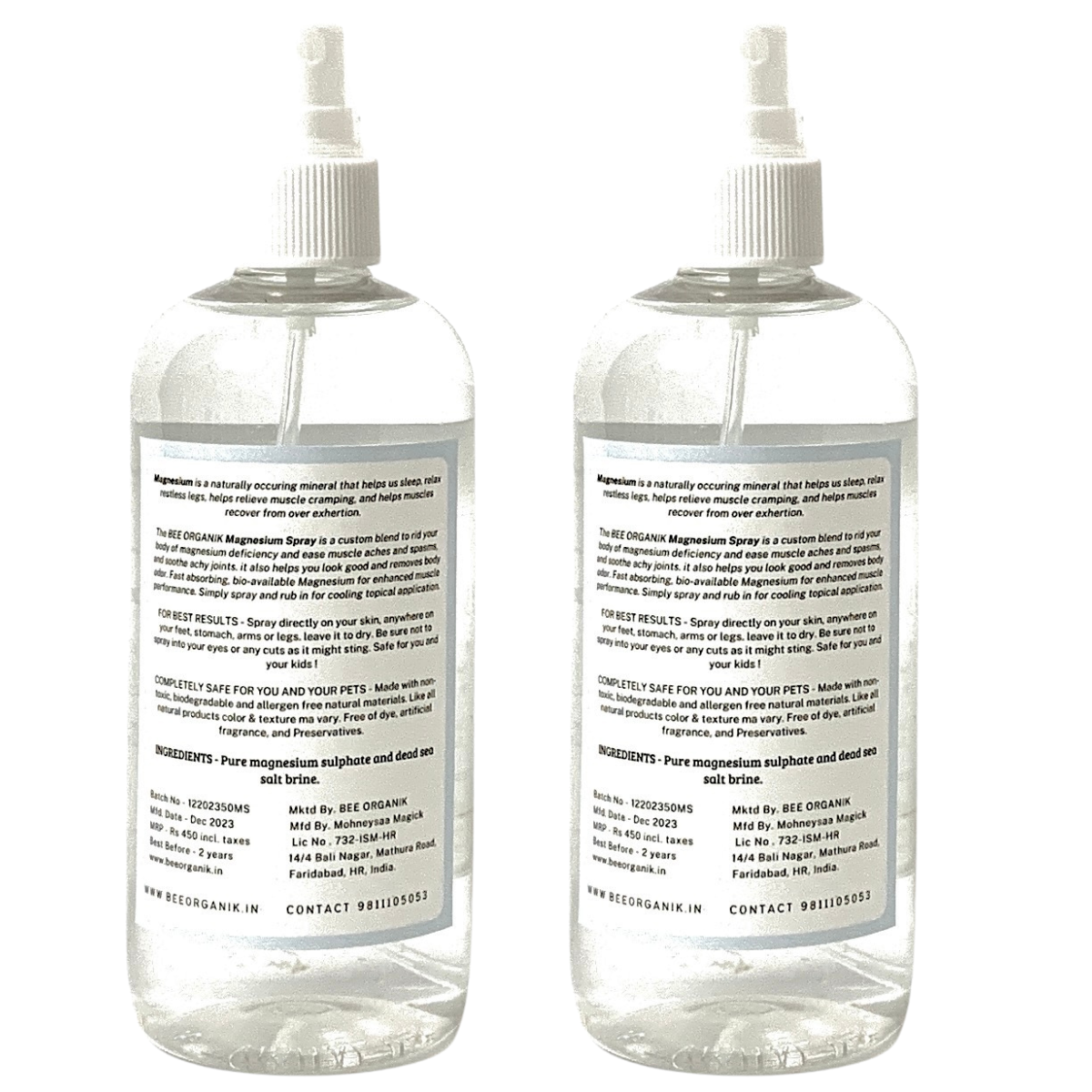 Magnesium Spray (300ml x 2)