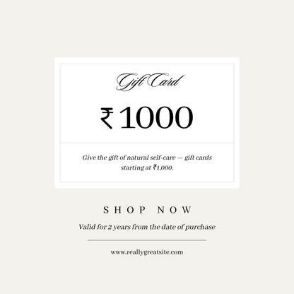 BEE ORGANIK GIFT CARD