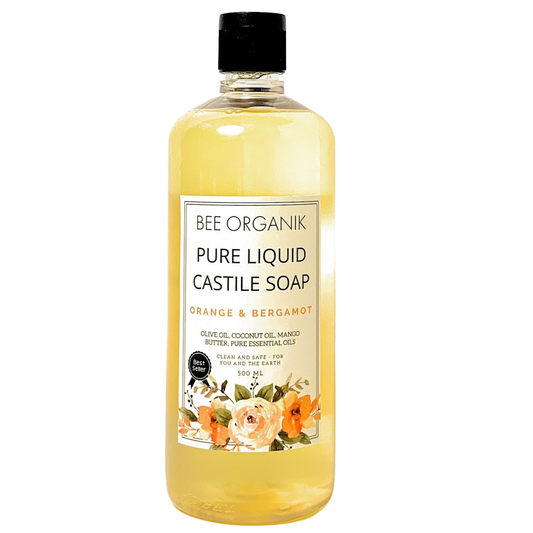 Orange & Bergamot Pure Liquid Castile Soap