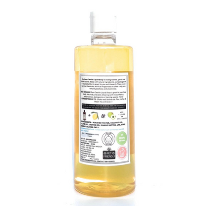 LEMONGRASS Pure Liquid Castile Soap 500ml
