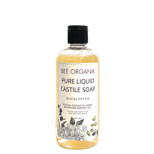 EUCALYPTUS PURE LIQUID CASTILE SOAP 300ml
