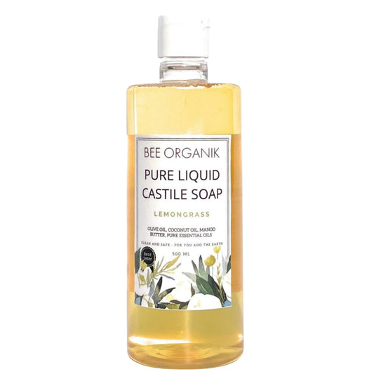 LEMONGRASS PURE LIQUID CASTILE SOAP 500ml