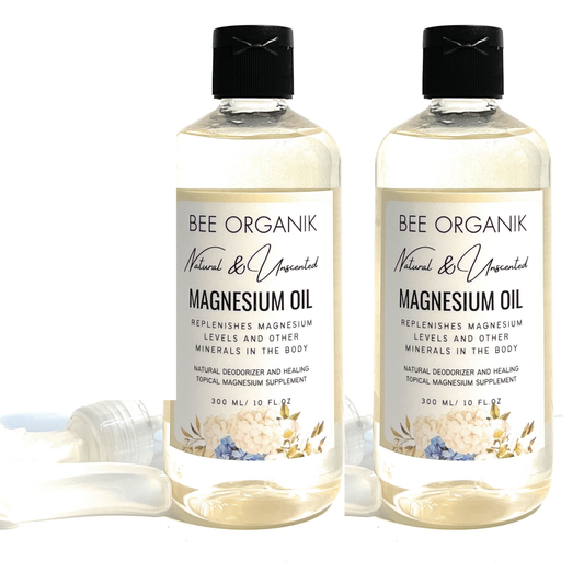 MAGNESIUM OIL with MAGNESIUM CHLORIDE 300ml x 2 pcs - Deep Muscle Relief, Stress Reduction, & Calm Sleep Support