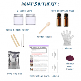 Make Your Own Soy Wax Candles Kit