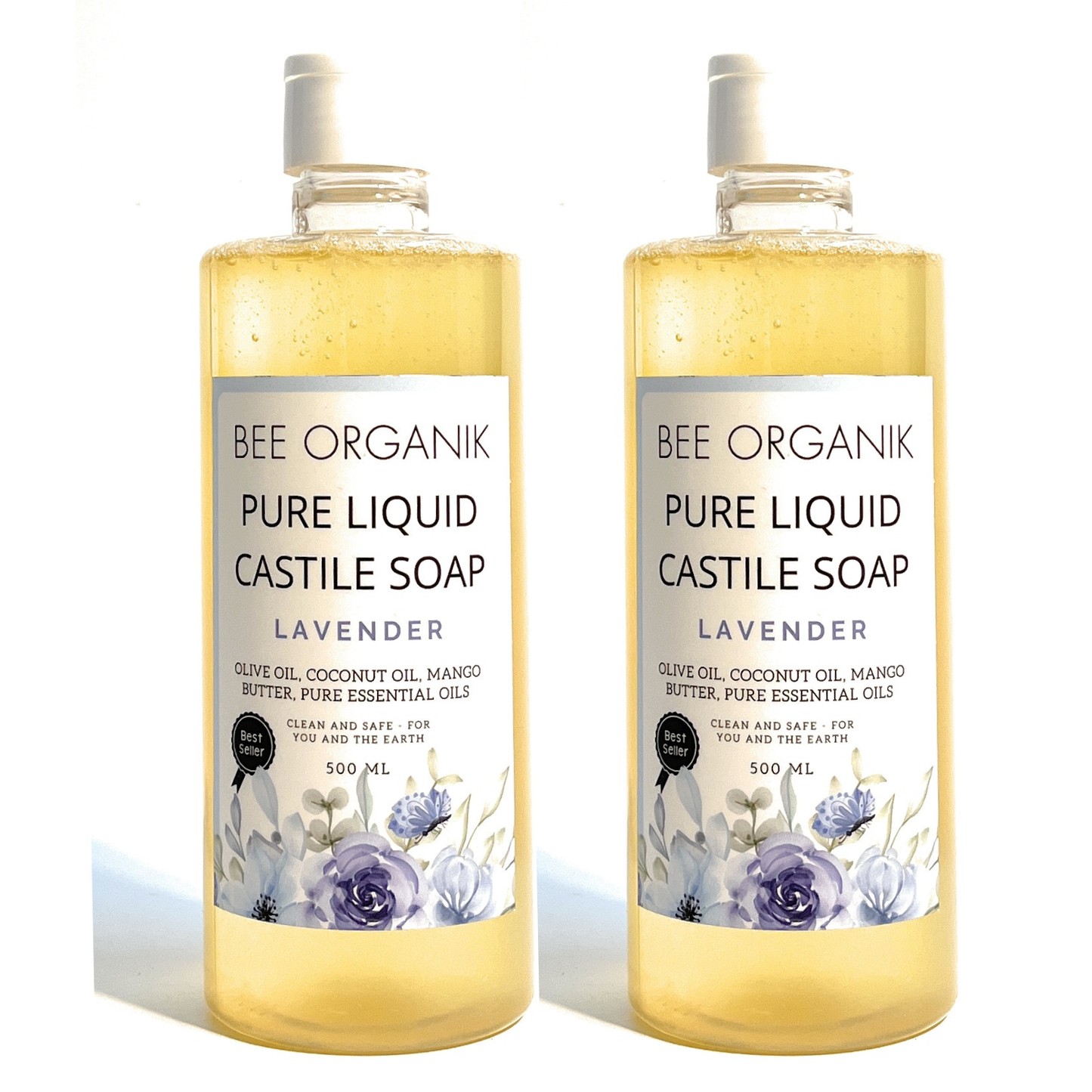 LAVENDER PURE LIQUID CASTILE SOAP 1 litre