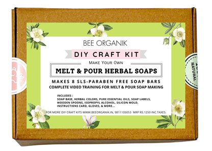 Melt & Pour Herbal Soaps Making DIY Kit